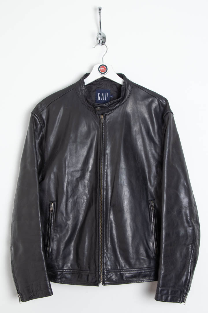 GAP Leather Biker Jacket (M) – 97th Vintage