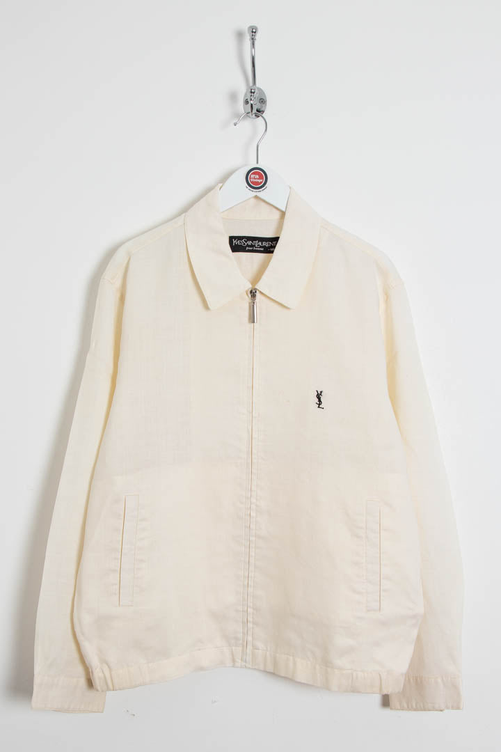 Image of YSL Linen Harrington Jacket (M)