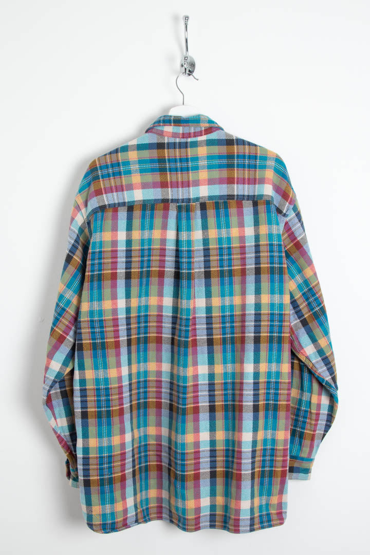 Image of Moschino Long Sleeve Flannel Shirt (XL)