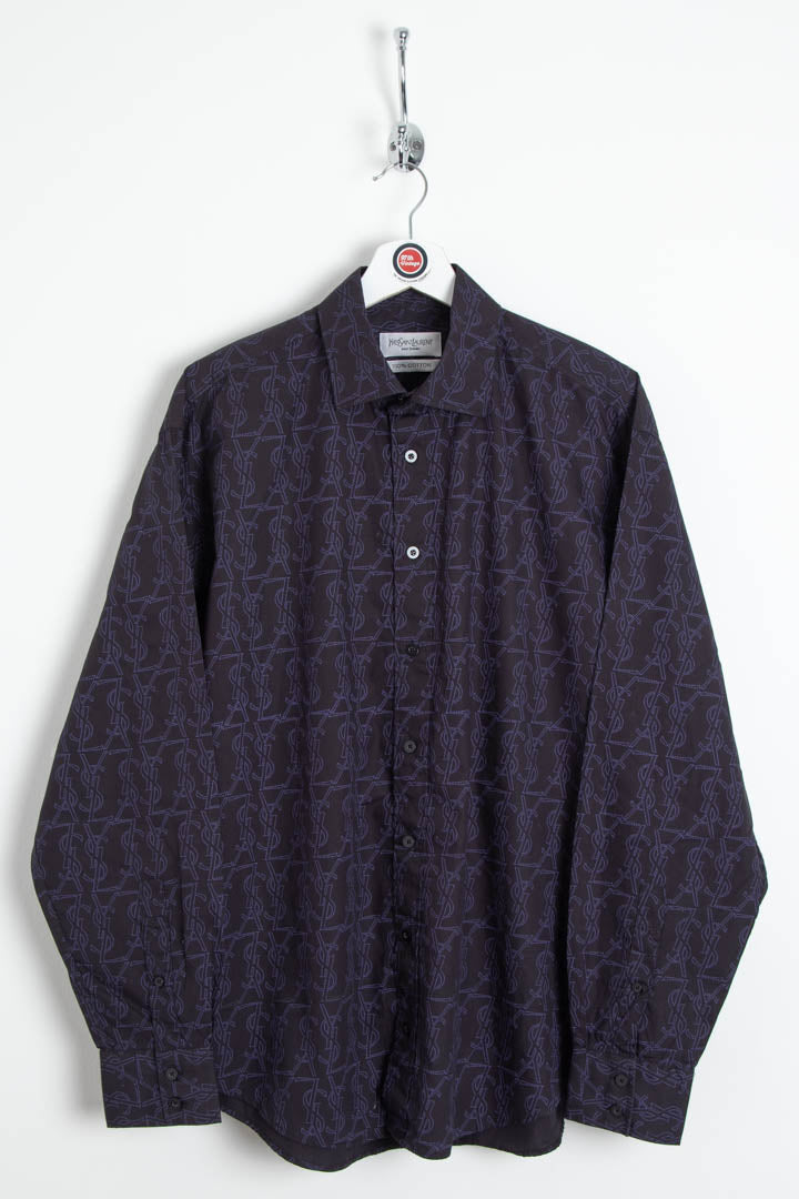 YSL Repeat Logo Long Sleeve Shirt (L) – 97th Vintage