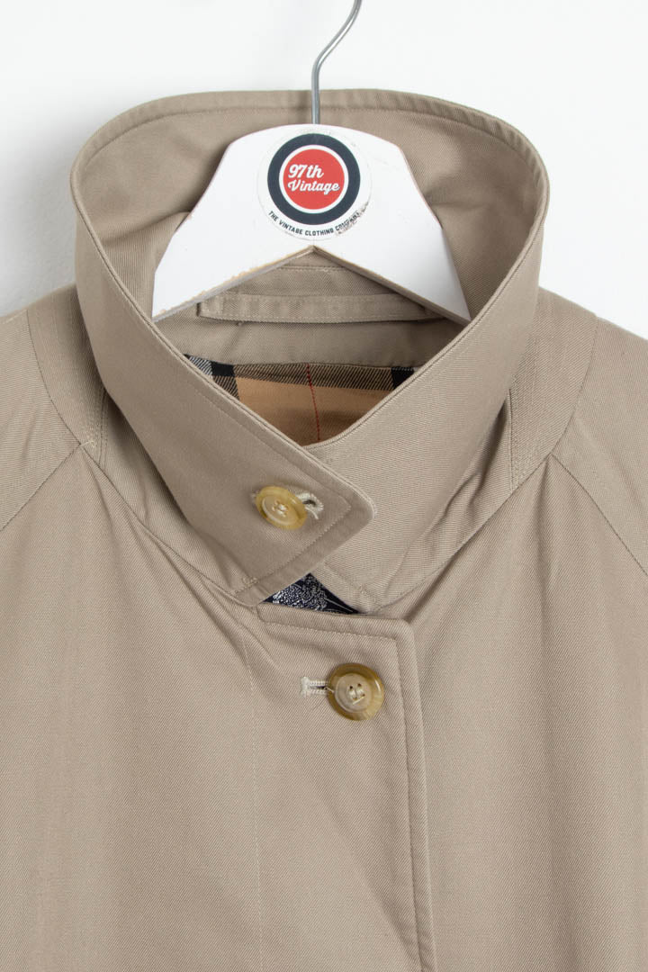 Image of Women's Burberry Nova Check Lined Trench Coat (L)