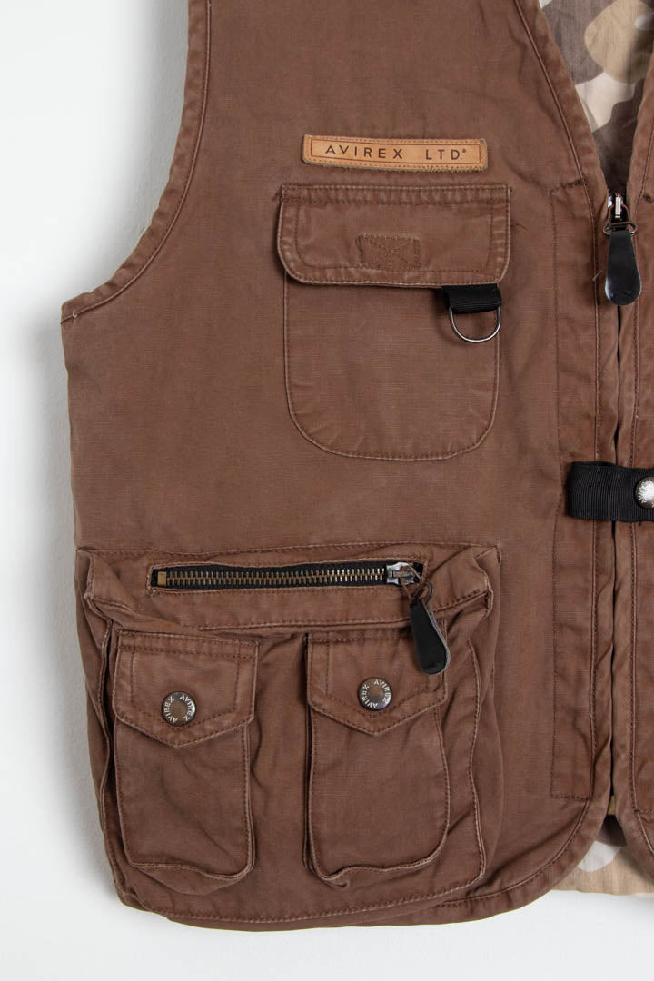 Image of Avirex Multipocket Utility Vest (S)