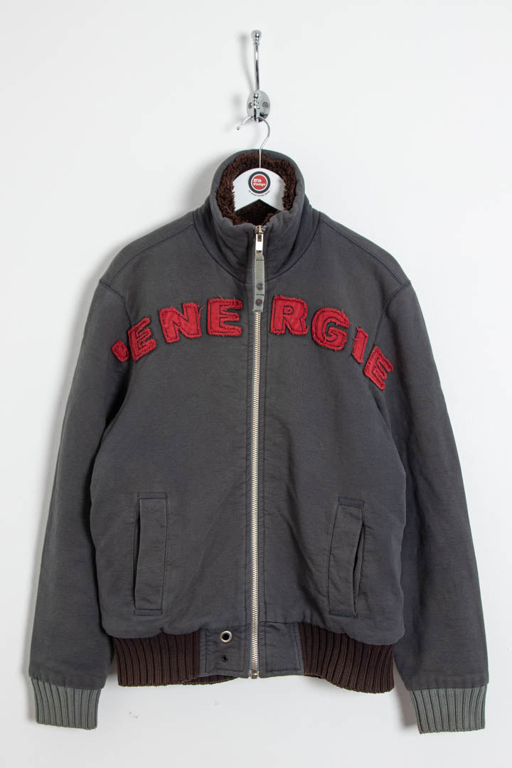 Image of Energie Zip Through Faux Fur Lined Sweater Jacket (S)