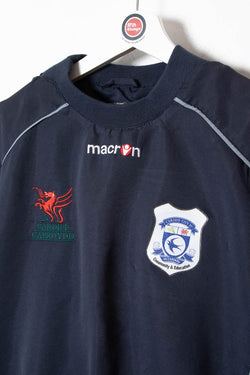 Image of Cardiff City FC Windbreaker Pulloer (XS) - 97th Vintage