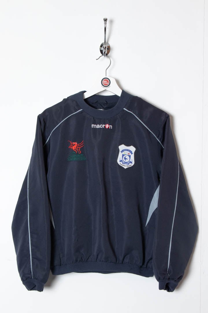 Cardiff City FC Windbreaker Pulloer (XS) - 97th Vintage