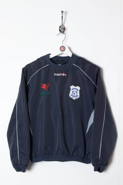 Image of Cardiff City FC Windbreaker Pulloer (XS) - 97th Vintage