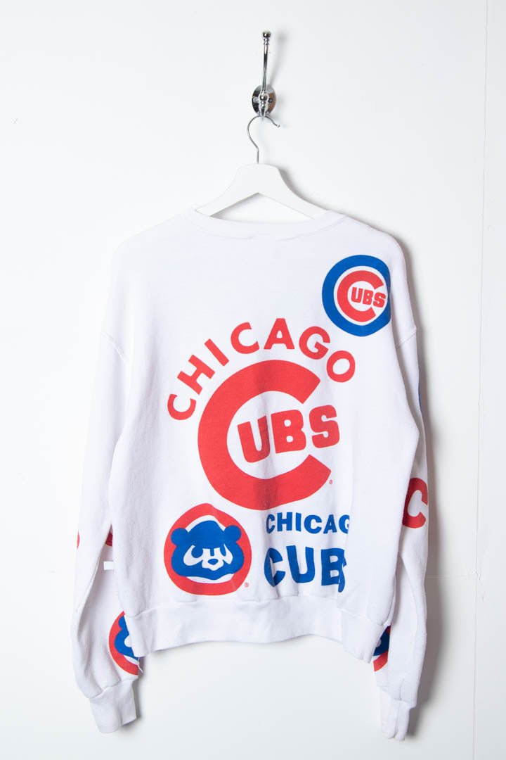 Chicago Cubs All Over Print Graphic Sweatshirt (S) - 97th Vintage