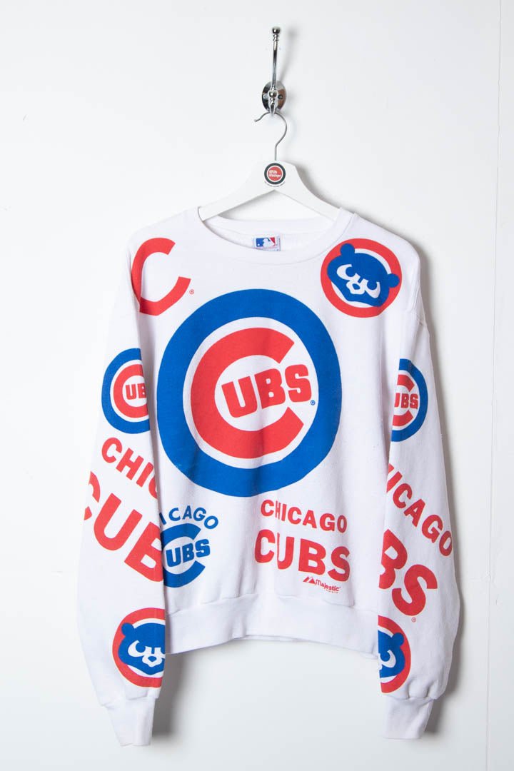 Chicago Cubs All Over Print Graphic Sweatshirt (S) - 97th Vintage