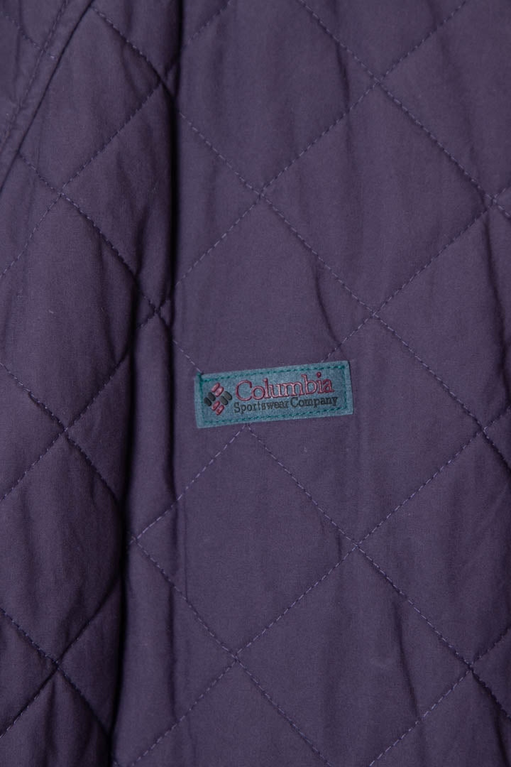 Columbia Quilted Bomber Jacket (L) - 97th Vintage