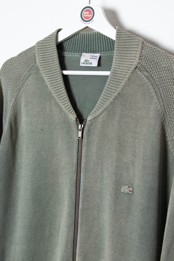 Lacoste Zip Up Cardigan (XL) - 97th Vintage