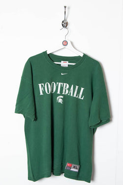 Image of Michigan State Spartans Football Nike T-Shirt (XL) - 97th Vintage