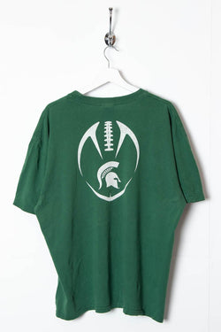 Image of Michigan State Spartans Football Nike T-Shirt (XL) - 97th Vintage