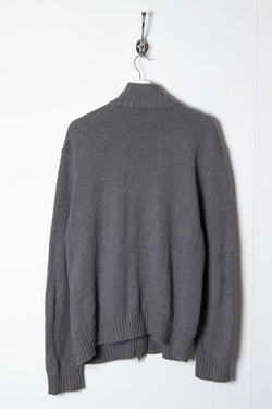 Image of Ralph Lauren Knitted Zip Up Cardigan (XL) - 97th Vintage