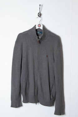 Image of Ralph Lauren Knitted Zip Up Cardigan (XL) - 97th Vintage