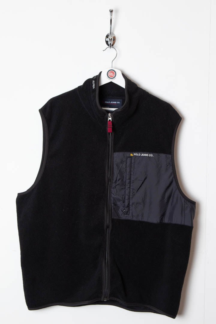 Ralph Lauren Polo Jeans Fleece Vest (XXL) - 97th Vintage