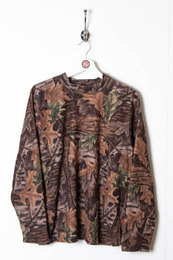 Image of Real Tree Fleece Longsleeve T-Shirt (S) - 97th Vintage