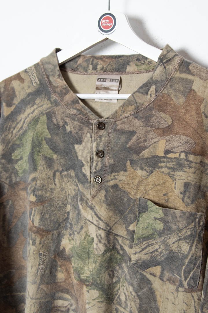 Realtree Camo Jerzees Longsleeve T-Shirt (XL) - 97th Vintage