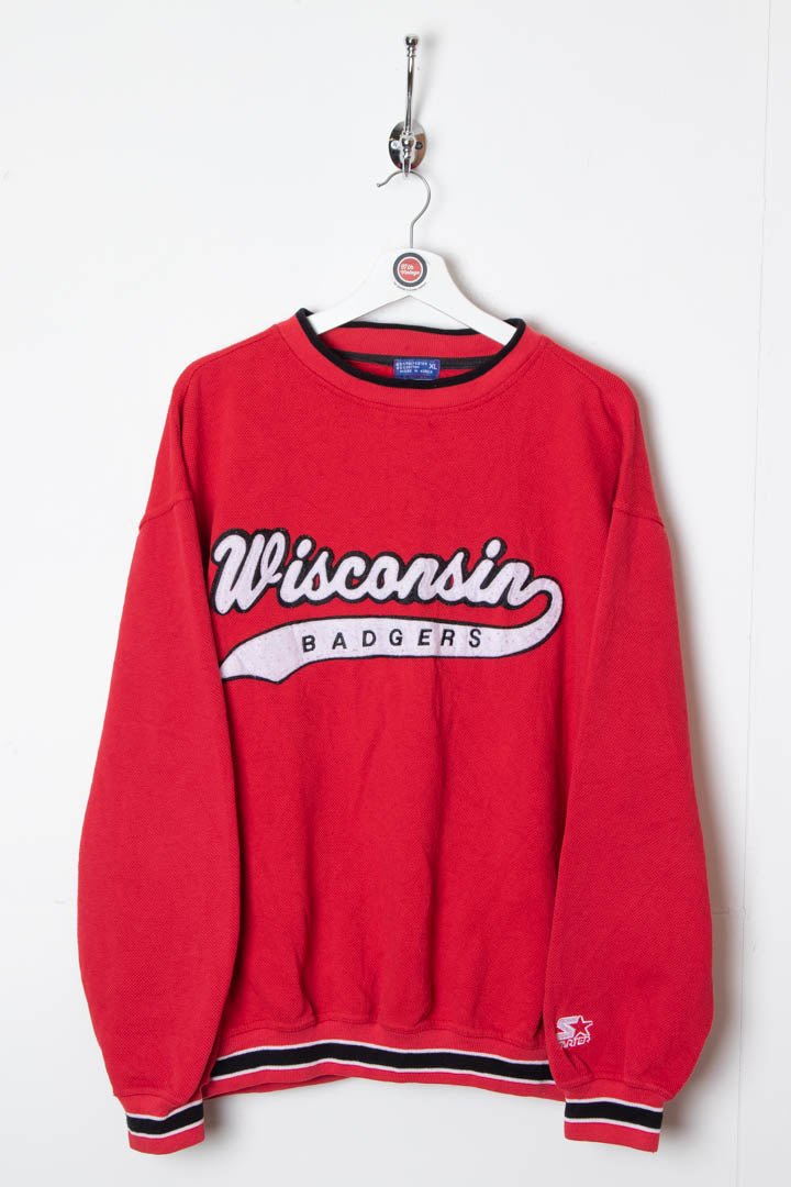 Starter Wisconsin Badgers Sweatshirt (XL) - 97th Vintage