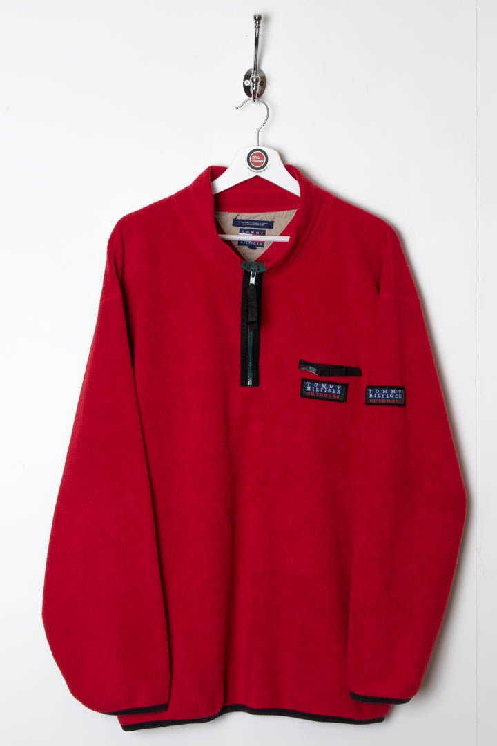 Tommy Hilfiger 1/4 Zip Fleece (XL) - 97th Vintage