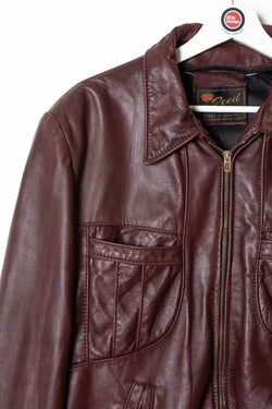 Image of Women's 1970s Reed Sportswear Leather Biker Jacket (M) - 97th Vintage