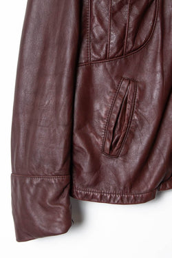 Image of Women's 1970s Reed Sportswear Leather Biker Jacket (M) - 97th Vintage