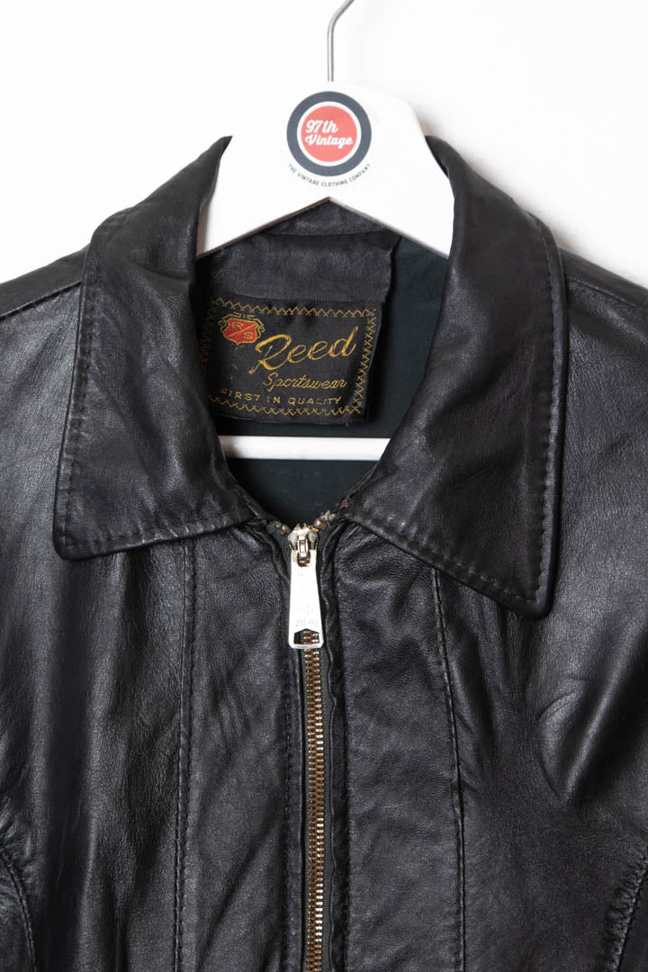 Women's 1970s Reed Sportswear Leather Biker Jacket (S) - 97th Vintage