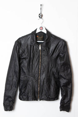 Image of Women's 1970s Reed Sportswear Leather Biker Jacket (S) - 97th Vintage