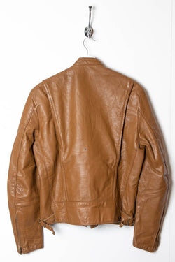 Image of Women's Brooks Leather Biker Jacket (M) - 97th Vintage