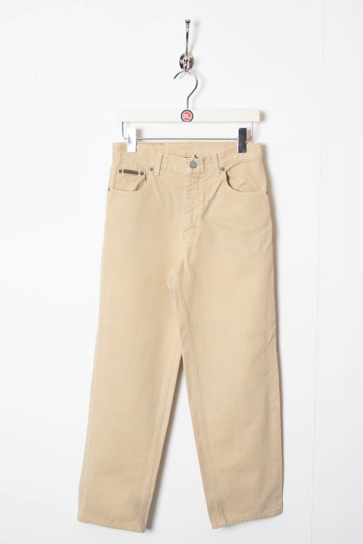 Image of Women's Calvin Klein Wide Leg High Waisted Bull Denim Jeans (W28) - 97th Vintage