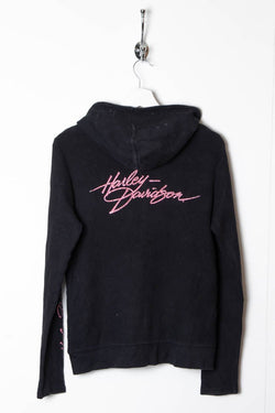 Image of Women's Harley Davidson Button Up Hoodie (L) - 97th Vintage