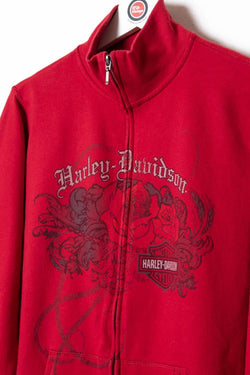 Image of Women's Harley Davidson Zip Up Sweater (XL) - 97th Vintage