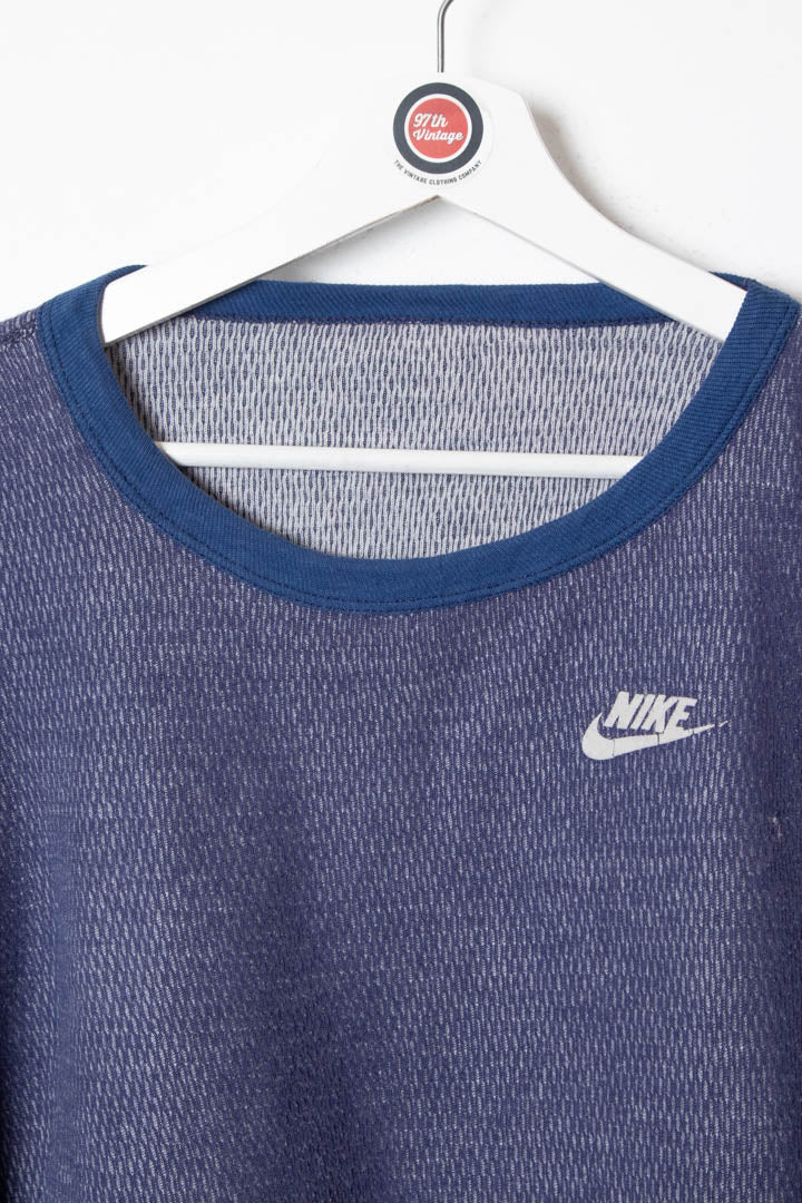 Women's Nike Longsleeve Waffle T-Shirt (L) - 97th Vintage