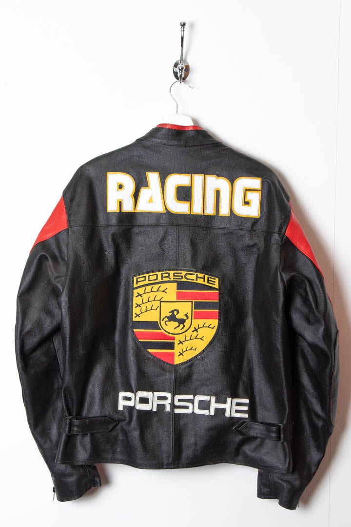 Women's Porsche Turbo Racing Leather Jacket (M) - 97th Vintage