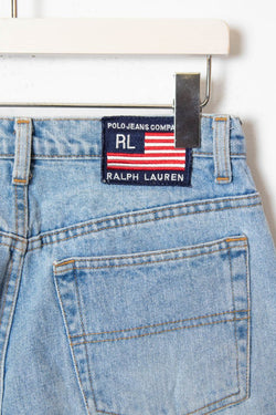 Image of Women's Ralph Lauren Polo Jeans Wide Leg High Waisted Denim Jeans (W28) - 97th Vintage