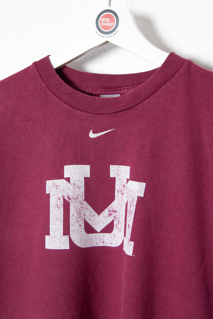 Women's University of Montana Football Nike T-Shirt (M) - 97th Vintage