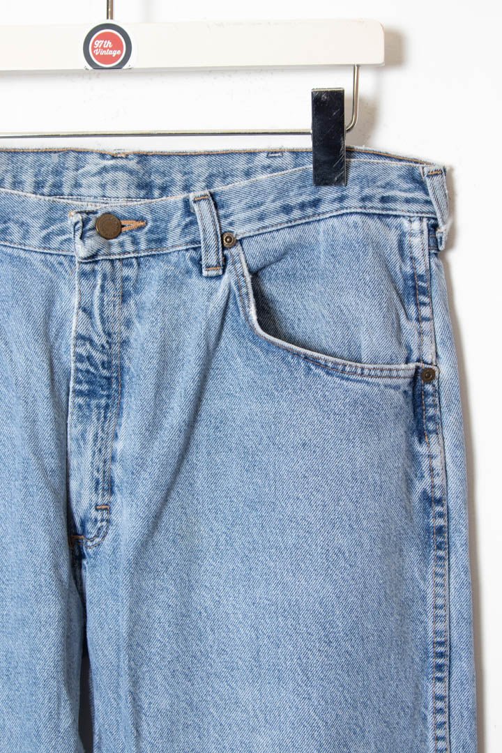 Wrangler Light Wash Baggy Denim Jeans (W32) - 97th Vintage