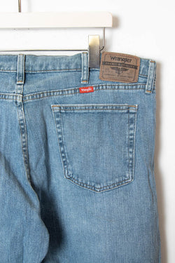 Image of Wrangler Light Wash Baggy Denim Jeans (W38) - 97th Vintage