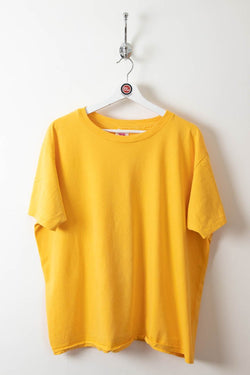 Image of Yellow Single Stitch T-Shirt (L) - 97th Vintage