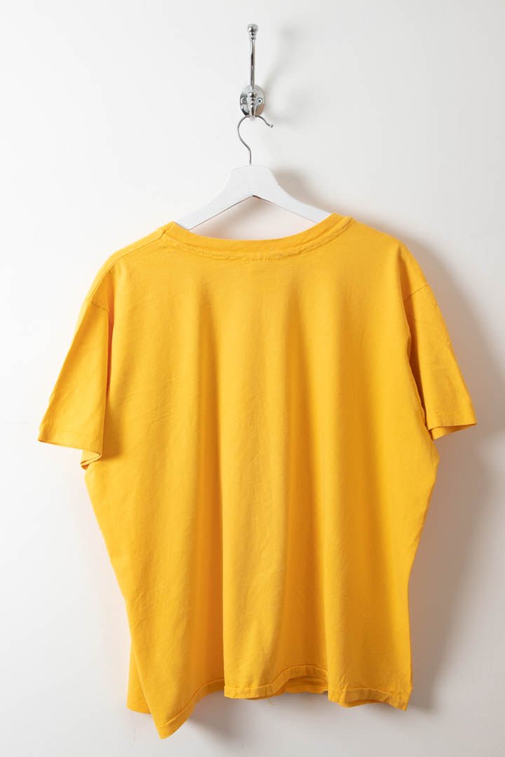 Yellow Single Stitch T-Shirt (L) - 97th Vintage